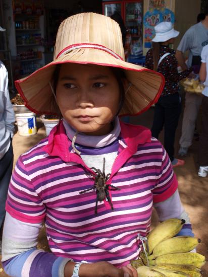 Petite vendeuse de bananes Cambodgienne